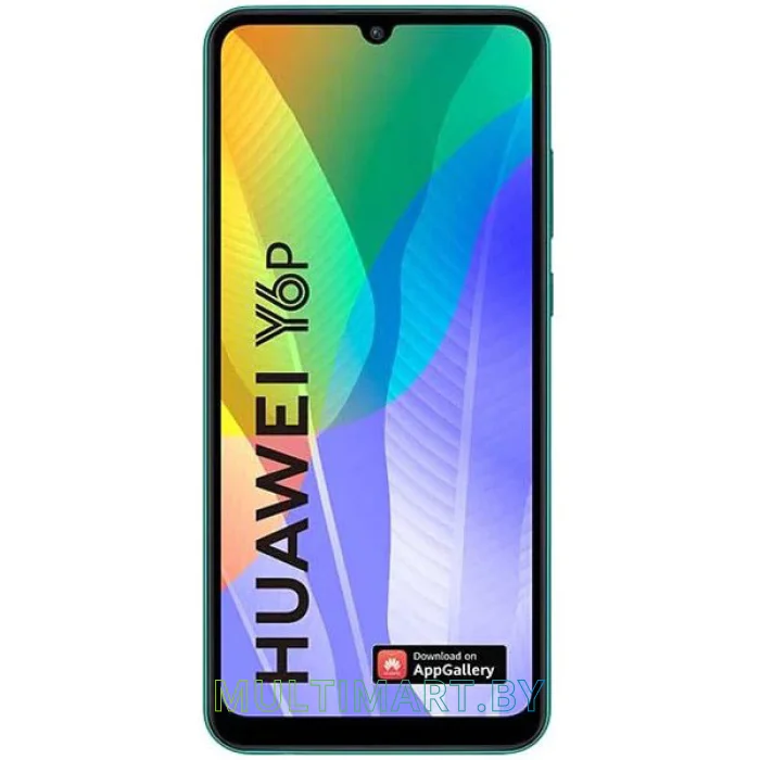 Смартфон Huawei Y6p MED-LX9N 3GB/64GB (изумрудный зеленый)